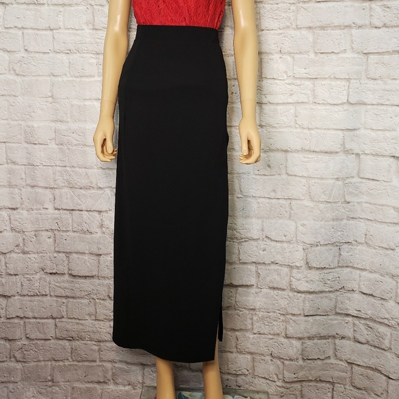 Vintage Dresses & Skirts - Vintage maxi skirt with slit